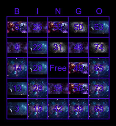 how to play cosmic bingo.